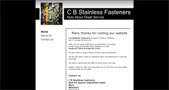 Desktop Screenshot of cbstainless.co.uk